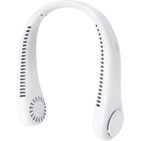 Nackenventilator, Mini-Handventilator, blattloser USB-Ventilator, 3 Geschwindigkeiten, wiederaufladbar, 15 Betriebsstunden, tragbarer Nackenventilator für Büro, Zuhause, Reisen, Outdoor