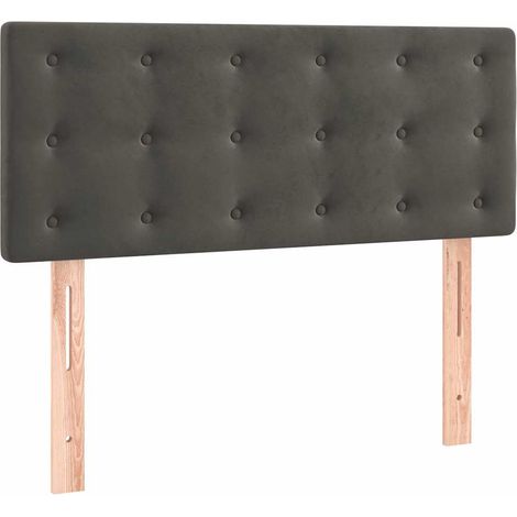 Maison Exclusive - Kopfteil Dunkelgrau 100x5x78/88 cm Samt (1/5)