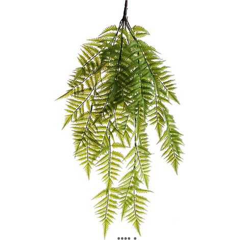 Chute de fougère artificielle L 90cm vert (1/4)