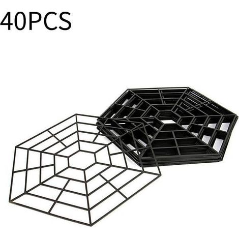 40 Pcs Floating Plastic Netting, Protective Ring for Ornamental Ponds, Garden Fish Protection Barrier, Wire Mesh for Herons, Crows, Magpies, and Cats (1/5)