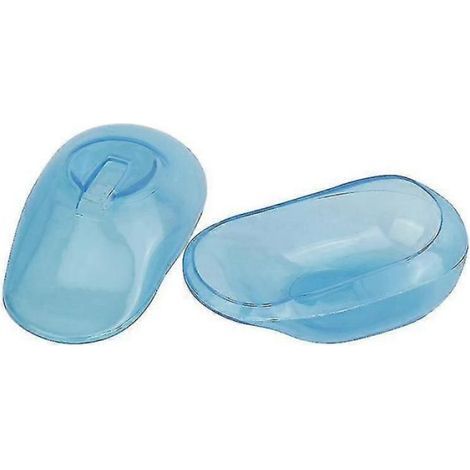 Ohrenschützer – Silikon – Wasserdicht – Fleckenabweisend – Blau – Erwachsene – 2er-Pack (1/5)