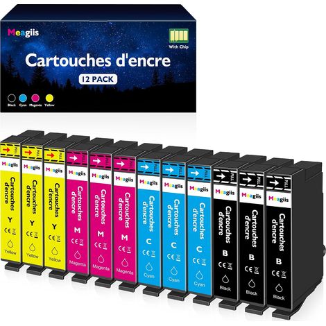 Cartouches d'encre Compatible pour 603XL pour Epson XP-2105 XP-2150 (1/5)