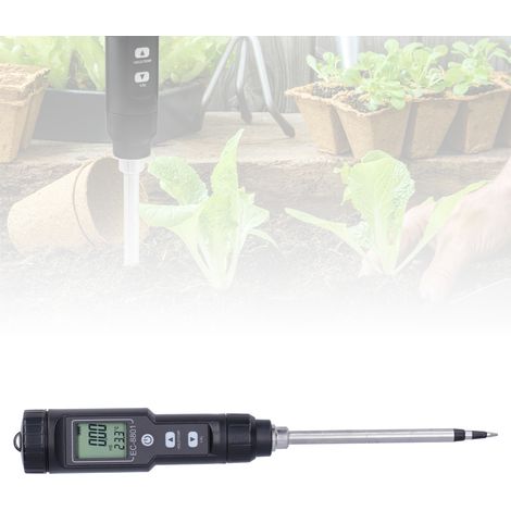 Testeur de conductivité et de température du sol avec écran LCD pour jardin et verger (1/5)