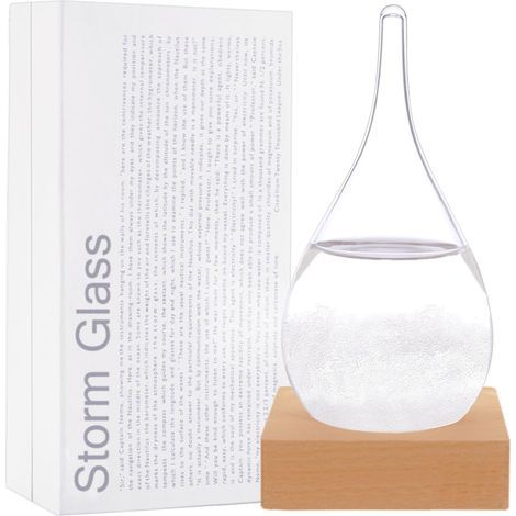 Storm Glass Weather Station Decorative Liquid Crystal Nordic Style Living Room Office (1/5)