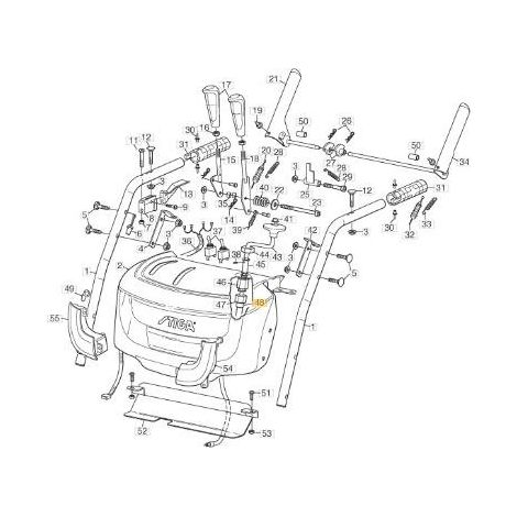 ORIGINAL STIGA FLEXIBLE WELLE – 1811-3036-01