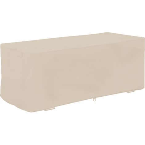Housse de protection imperméable pour coffre de rangement extérieur – Ultra-légère et pliable – Résistante aux intempéries – Dimensions 158x69x76cm (1/5)