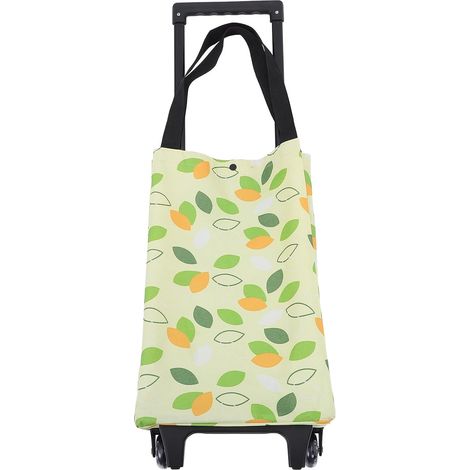 de courses pliable OUNONA trolley portable avec poignées et