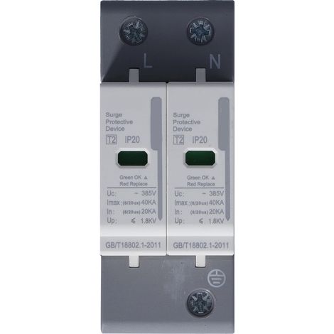 Parafoudre BERM® BEM-LY40 2P 40kA Protection Surtension Secondaire 220V/380V Agréé (1/5)