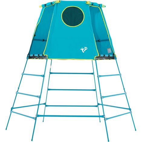 Tp Toys – Aire de jeux métal explorer tour bleu – Hauteur 201 cm – Pour enfants de 3 à 12 ans – Structure en acier galvanisé – Montage facile