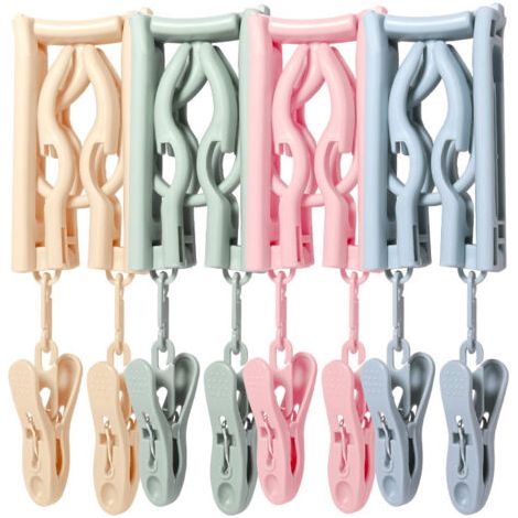 Cintre non portable avec pince pour ranger les costumes, pliable et compact pour les voyages (1/5)