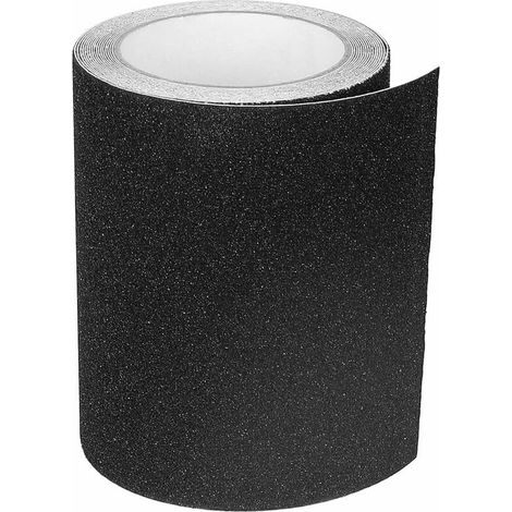 Adhesive anti-slip tape 15cm x 5m – High-traction PVC for stairs and slippery surfaces – 80 grit – Resistant to extreme temperatures (1/5)