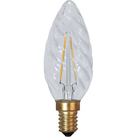 LED-Leuchtmittel ,Soft Glow', E14, Kerze, 1,5W, 120lm, twisted, warmweiß (1/3)