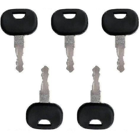 Clé 2024 14603, lot de 10 clés de rechange pour allumage, compatibles avec les engins Fendt, Claas, Liebherr, Zetteleyer, Deutz, Manitou, New Holland, pelles hydrauliques, chargeuses, etc. (1/5)