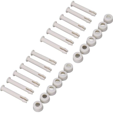 12 Pack Bracket Piscine Piscine Kit Joint Boulon à ongles Pin PVC PVC PRATIQUE POUR INTEX 28270 28272 6CM / 2,4IN (1/4)