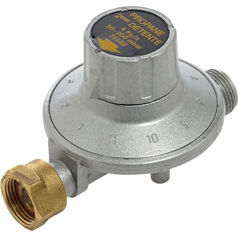 Détendeur basse pression Propane - 10 positions - 4kg/h - éc. 20x150/mâle 20x150 - Favex