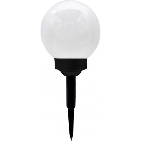 Solar-Außenspike solar 5000k 50lm kira schwarz w/ Dämmerungssensor ip65 32/36x15x15 cm laden 5-6h nutzen 6h