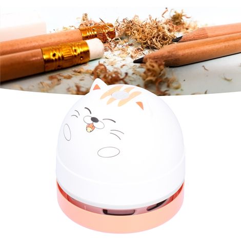 USB-Mini-Tischstaubsauger mit Tiermotiv, Katzenmuster, ideal für Kinder (1/5)