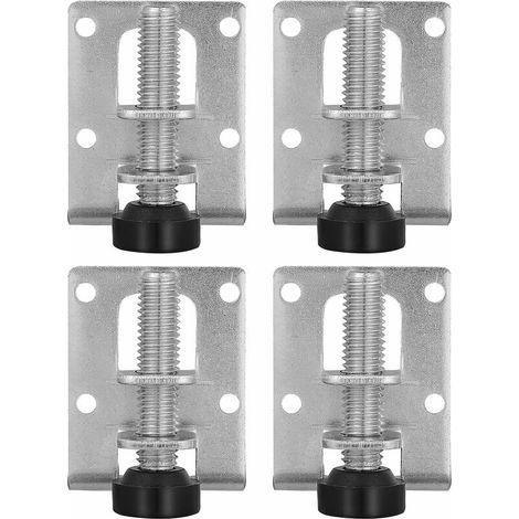 Set di 4 gambe per mobili regolabili per impieghi gravosi per mobili, tavoli, armadi, banchi da lavoro, scaffali (1/5)