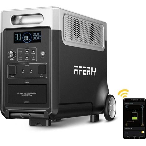 AFERIY P310 Portable Power Station with App Control, 3600W, 3840Wh