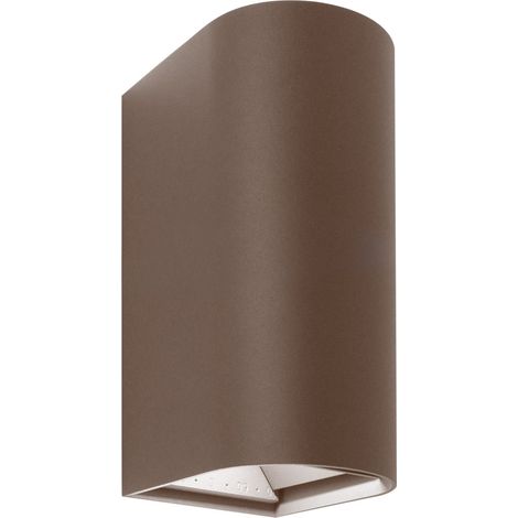 Applique led da parete mod. Cordova colore corten