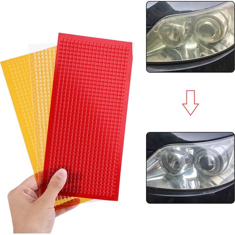 Kit de réparation de phares auto : film anti-fissure, outil pour feux avant et arrière, lot multi-pack. (1/5)