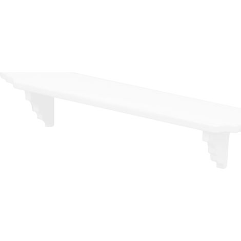 Étagère murale miniature pour maison de poupée à l'échelle 1:12, accessoires de salle de bain, étagère murale en bois pour maison de poupée, mini-accessoires, étagère blanche (1/5)