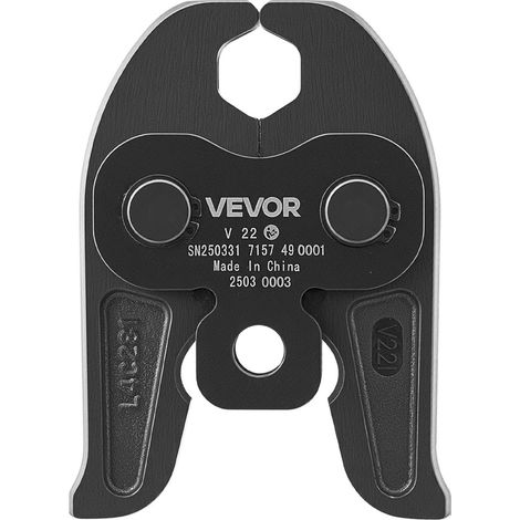 Mâchoire V22 de 22 mm pour tubes acier inoxydable, mâchoires de sertissage en acier carbure compatible avec outils standards (1/5)