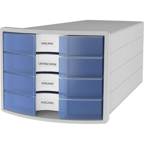 HAN IMPULS 2.0 1012-64 Cassettiera Grigio luminescente DIN A4, DIN C4 Numero cassetti: 4 (1/5)