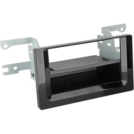 Kit Support autoradio Noir brillant compatible avec Toyota Auris ap13 avec vide poche