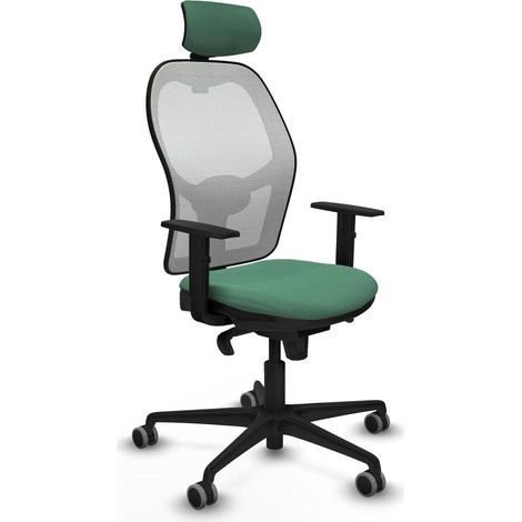 Piqueras y Crespo 1D036G2 Chaise de bureau vert émeraude (1/3)