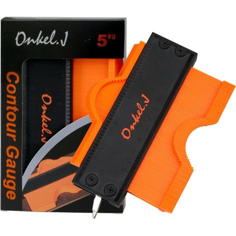 5 pouces verrouillable double échelle élargissement Contour contour forme duplicateur jauge facile aspiration magnétique 1 pc (1/4)