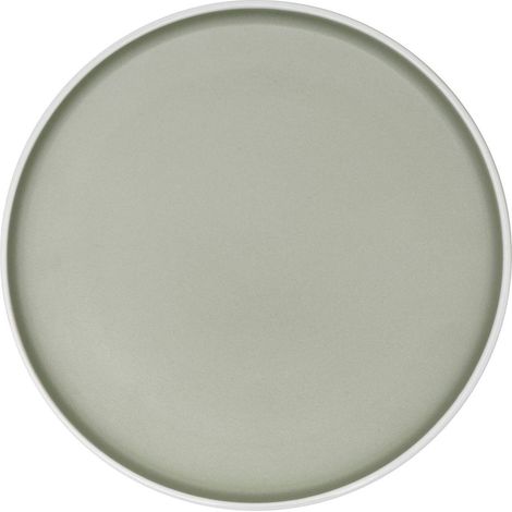 Set von 6 flachen Tellern Alix Mat Grün D26cm - Sg secret de gourmet