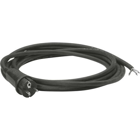 Rallonge à câbler avec fiche 2P+T 16A avec cordon caoutchouc 5m LEGRAND 051635 (1/2)