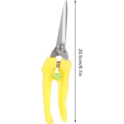 Ciseaux de Jardinage en Acier Inoxydable pour Élagage et Taille de Grappes de Raisin - 205mm KZQ (1/2)