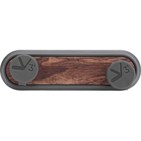 Clips câble magnétiques auto-adhésifs – organiseur cordon – bureau / maison – brun – polyvalent