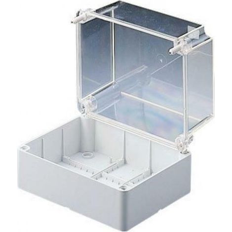 Cassetta Gewiss esterna con coperchio trasparente 240x190x160 GW44438 (1/4)