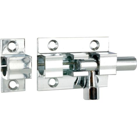 Targette De Porte Chromée 40mm Verrouillage Discret Et Robuste - Cime