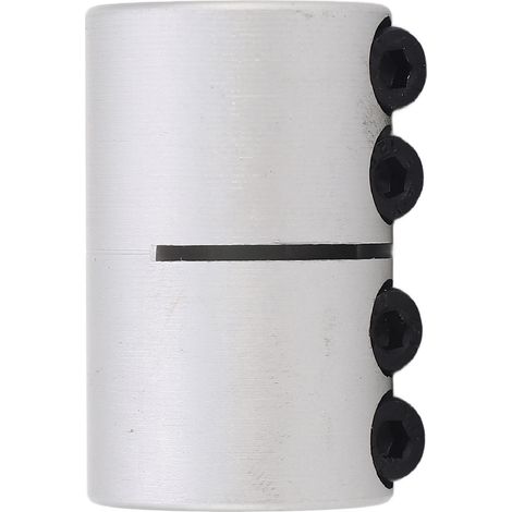 Accouplement rigide inox D25 L40, connecteur d'arbre moteur pas-à-pas et servo, manchon amortisseur, raccord mécanique robuste. (1/5)