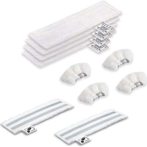 Accessoires Set de Chiffons pour Nettoyeur Vapeur Kärcher Easyfix SC2 SC3 SC4 SC5 Bonnettes Microfibres Nettoyeurs à vapeur (1/5)