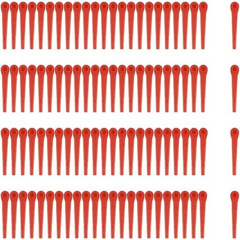 Lot de 100 lames en plastique, lames de rechange pour coupe-bordures Gardena et coupe-bordures sans fil,compatibles avec coupe-bordure Gardena (1/5)