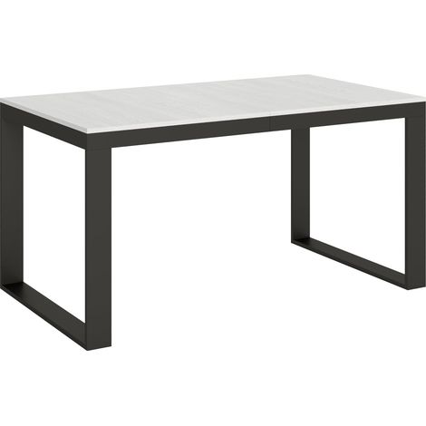Tavolo Allungabile 160-264x90x80 cm Tecno Evolution Bianco Frassino (1/5)