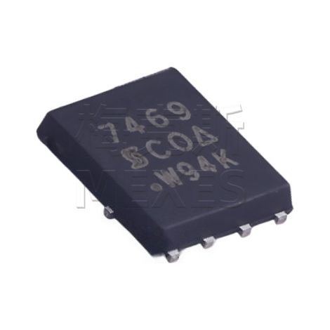 Vishay SI7469DP-T1-GE3 PPAKSO-8 Composants électroniques à puce MOSFET à canal P, 5 unités par assemblage.