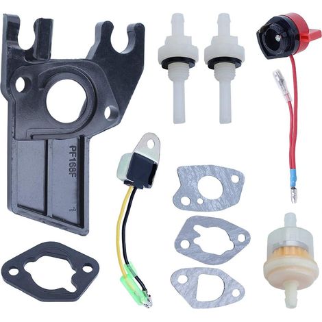 Low Oil Alert Sensor and Engine Stop Switch for Honda GX160 GX200 5.5HP 6.5HP Lawn Mower With Carburetor Insulator Spacer, Carburetor Gasket Set, Fuel Filter, Fuel Joint Filter Engine Part (1/5)