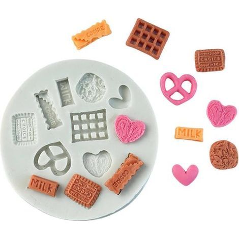 Stampo in silicone versatile per biscotti, ideale per dolciumi, decorazioni per torte, modellare argilla e cubetti di ghiaccio. (1/5)