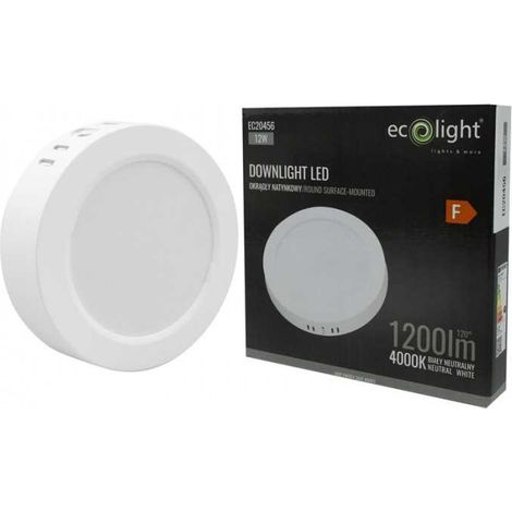 LED-Einbauleuchte N/T rund 12W 4000K weiß DL-1 (1/5)