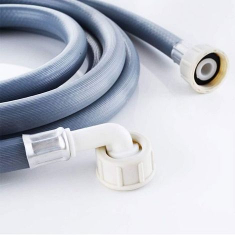 Tuyau Eau Froide - PVC 25 mm - 5 m - Pour Machine À Laver Et Lave-Vaisselle - Droit Et Coudé - 1 Pièce (1/4)