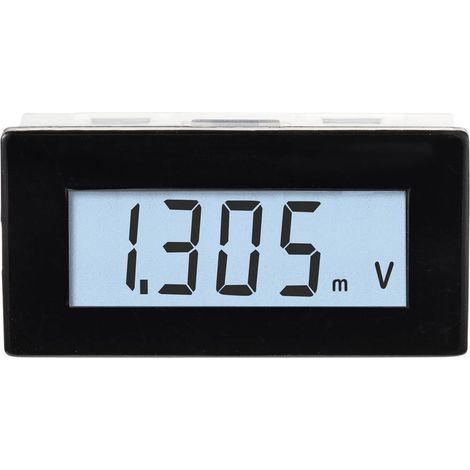 VOLTCRAFT DVM230W Strumento di misura digitale da pannello 0-200 mV (ampliabile a piacere tramite resistenze) (1/3)