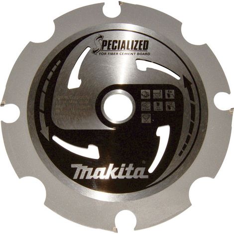 Lama circolare Makita, speciale, PCD PCD - 165 x 20 mm - 4 denti - pannelli in fibrocemento