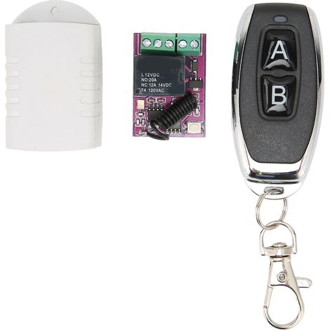 1-Kanal-Funkfernbedienung für LED-Lampen, 12-V-Motoren, DIY-Projekte