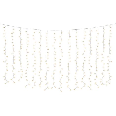 Tenda luminosa LED oro da esterno 200 × 200 cm (1/4)